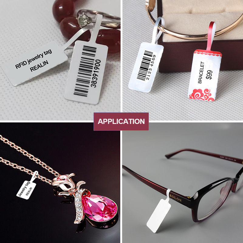 68x26mm RFID Jewelry Tag U9 PET