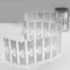 97x25mm long range RFID label for logistics